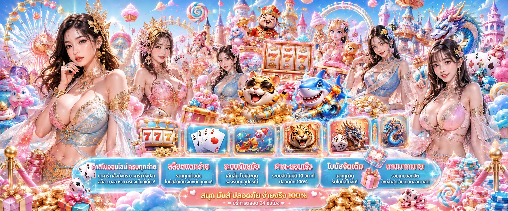 เกมสล็อตแตกง่ายค่ายดังที่ให้บริการบน ร่ำรวย 123