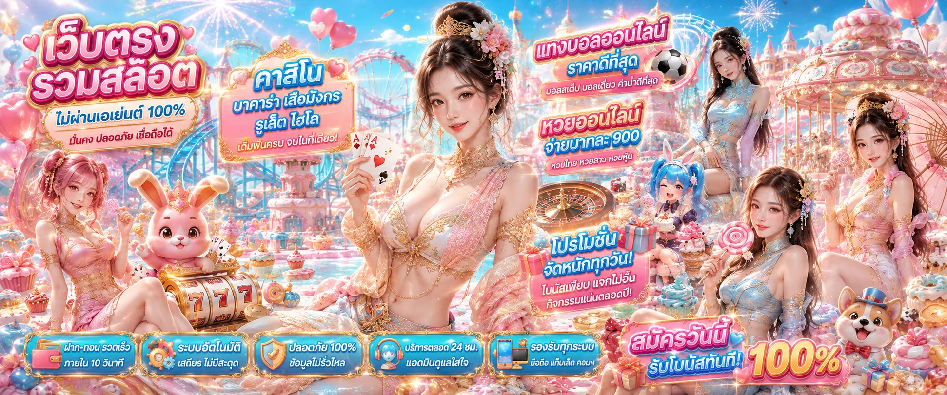 หน้าเว็บ ร่ำรวย 123 รวมเกมสล็อตออนไลน์และคาสิโนสด